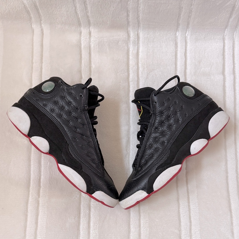 Air Jordan 13 Retro Playoffs Black Leather Sneakers 2023 Special Edition - Picture 2 of 7